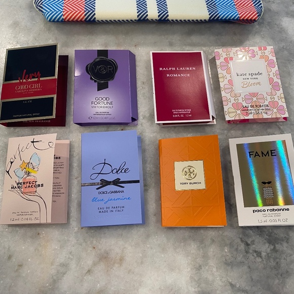 8-pc Women's Fragrance Bundle + Makeup Case - Picture 2 of 3